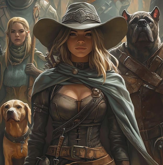 dnd, fantasy character and dnd character