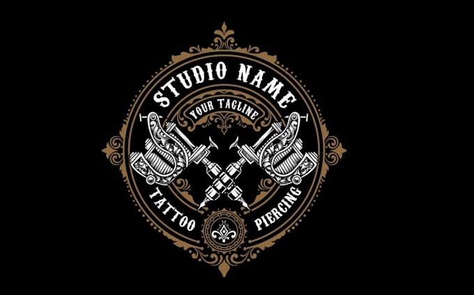 do design unique tattoo studio logo