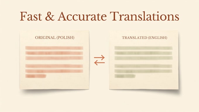 translate documents, emails and content polish english