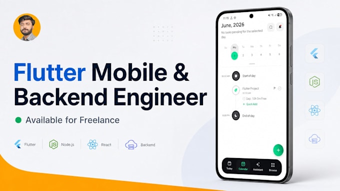 develop react native mobile app for android and ios with firebase
