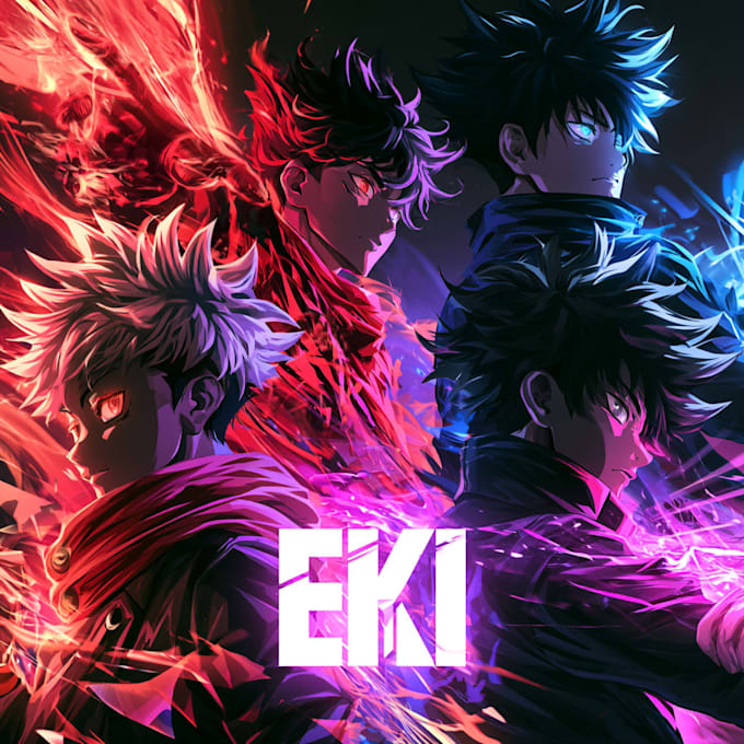 design professional anime banner for you