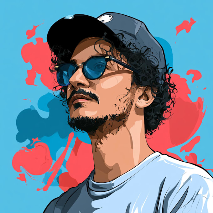draw cartoon design for brand poster or merchandise