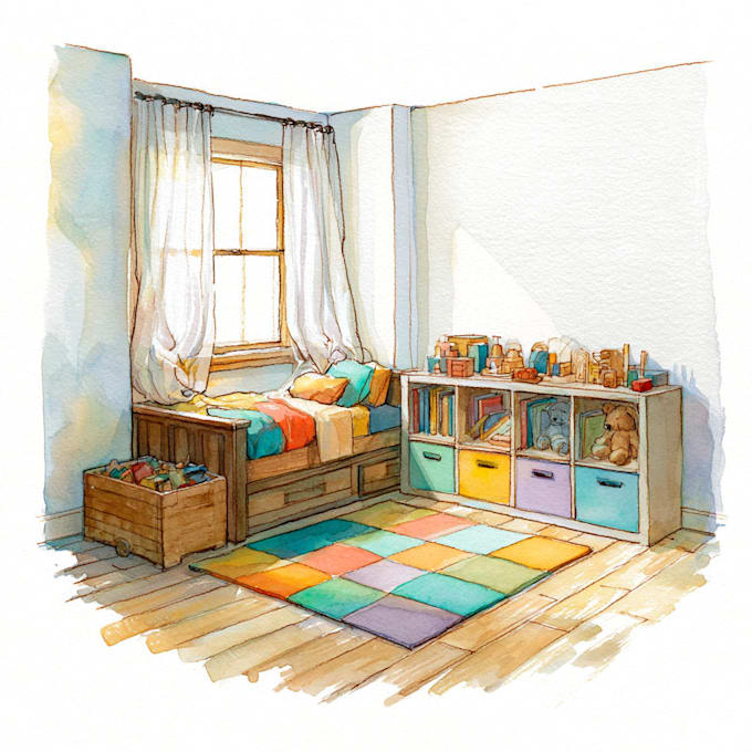 design stylish kids bedroom