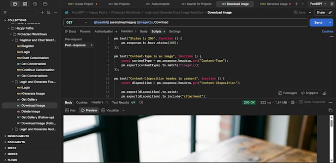 do API testing using postman and deliver a bug report