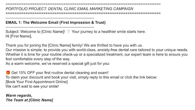 write a welcome email sequence for your e commerce store