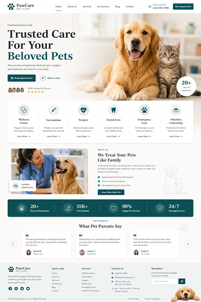 build professional website design and website development