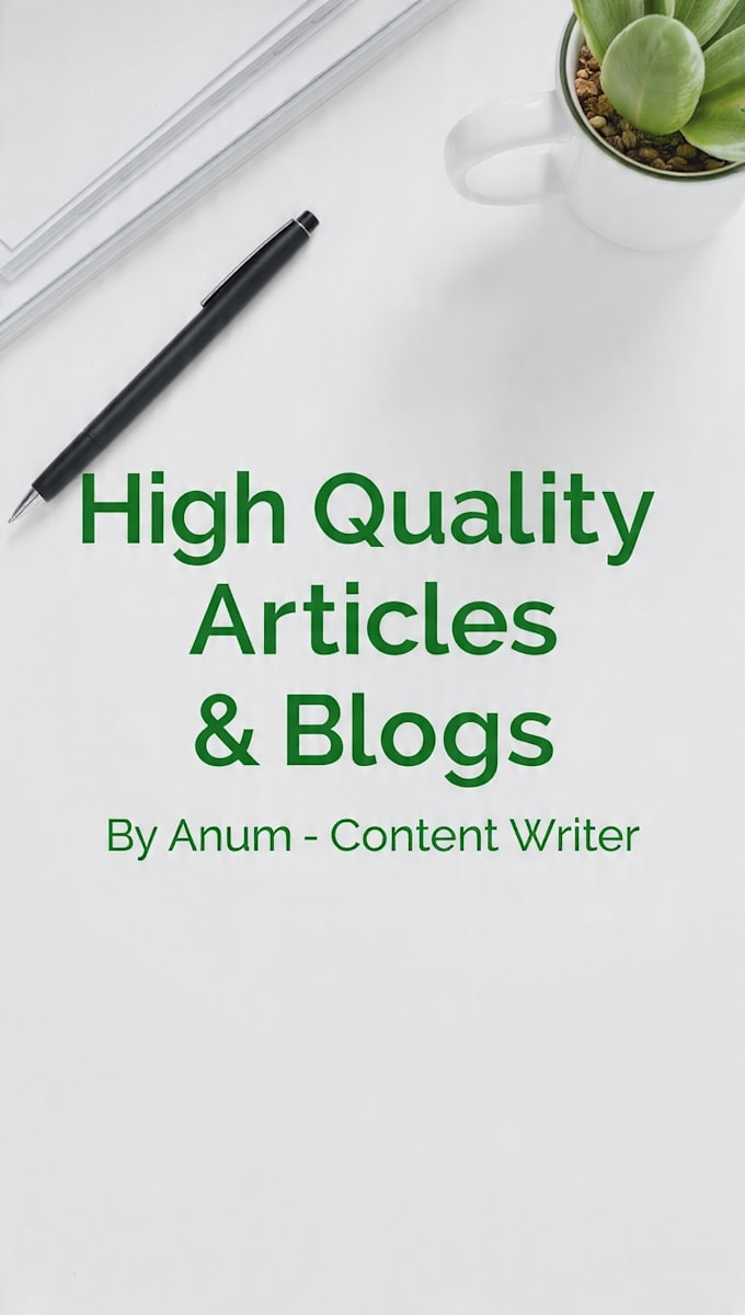 write SEO blog articles and website content
