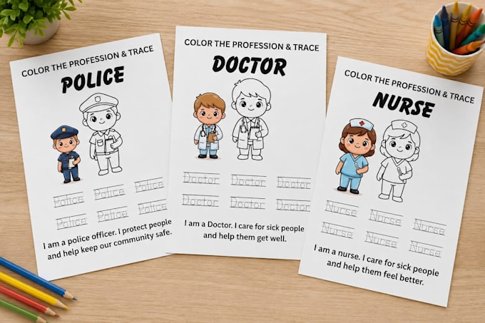 design printable educational worksheets for kids