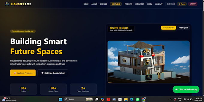 build a modern business website