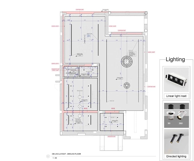 draft rcp from your floorplan,coordinated mep drawing design for permit approval