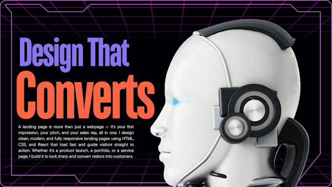 design and develop a high converting landing page