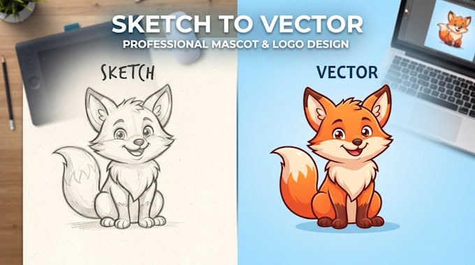 create vector logo vector tracing image vectorize svg ai eps PDF in 5 hours