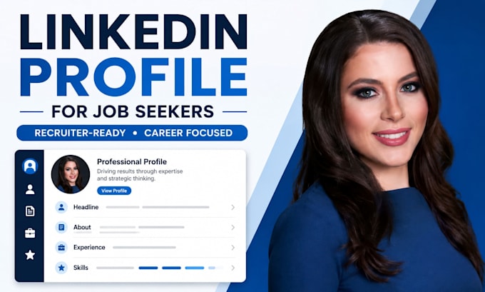 write a linkedin profile for job seekers and career growth