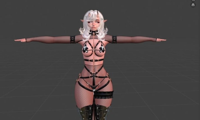 create a vrchat avatar, VR character, vtuber, vroid export in vrm