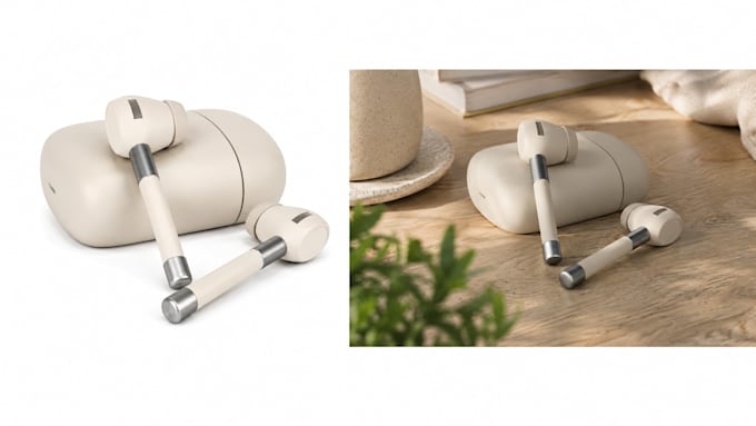 create realistic 3d renders of accessories and lifestyle products
