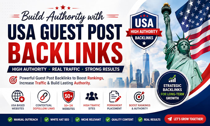 build authority with USA guest post backlinks
