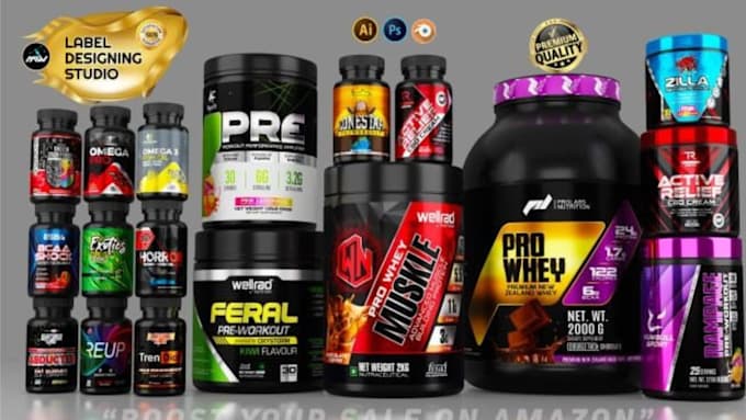 do product label design and supplement label design