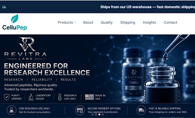 peptide website peptide marketing peptide ads peptide meta ads peptide label