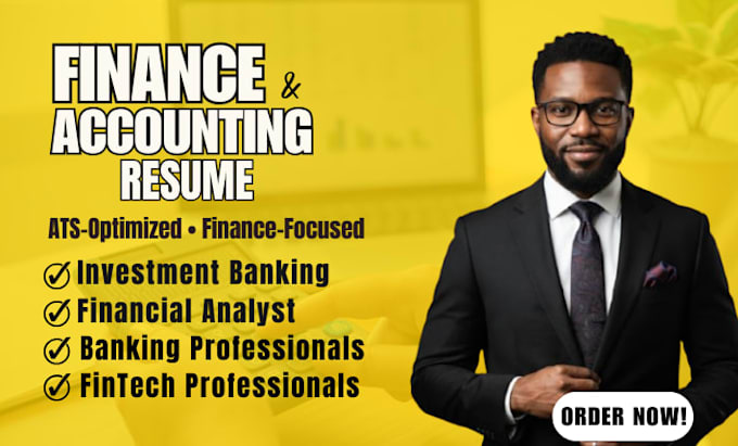 an ats optimized finance, accounting and banking resume