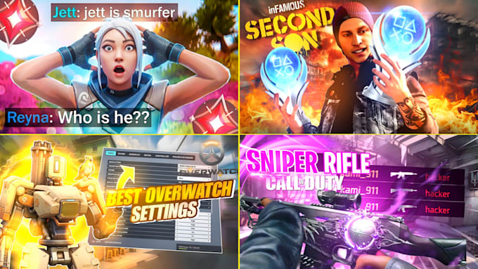 design ultimate gaming youtube thumbnail for your video