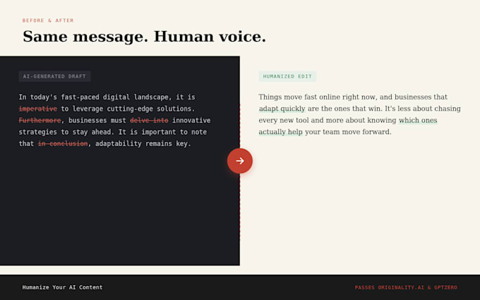 humanize your ai content and make it pass ai detection