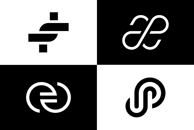 design creative initial letter monogram logo