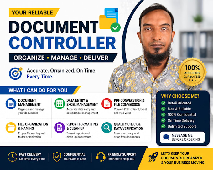 do professional document control and data management