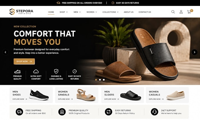 build shopify store design, shopify ecommerce website online store