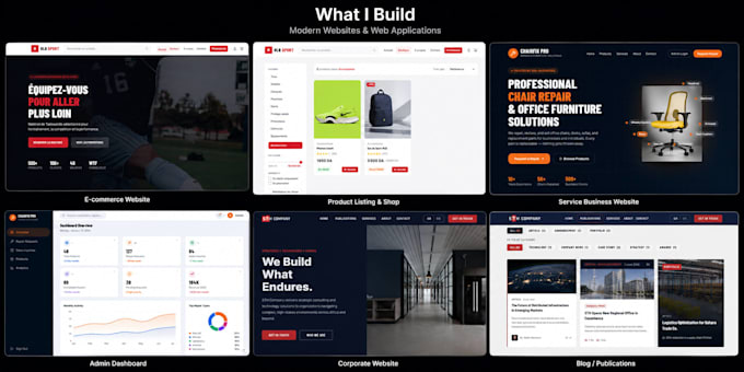 develop a custom full stack web application