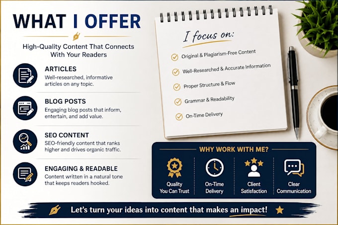 write engaging content for you