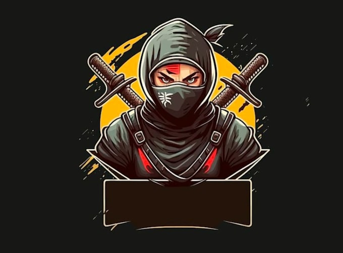 create outstanding self defiance ninja logo for you
