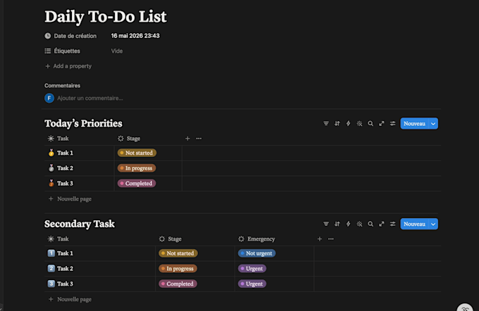 create a personalized notion workspace and dashboard