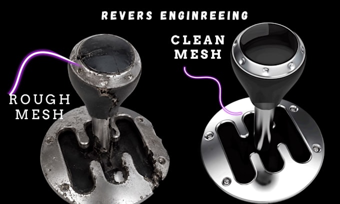 reverse engineer your scan or mesh into a manufacturing ready cad model