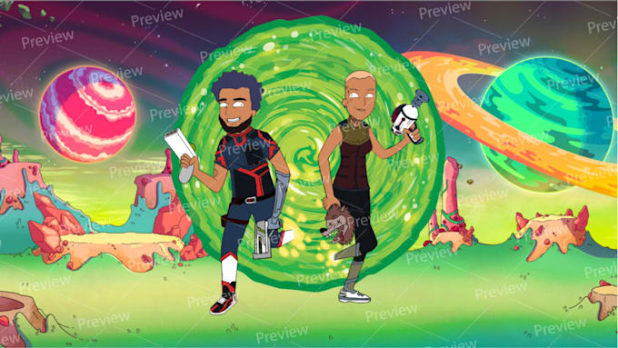 make art, animations, and cartoons for you