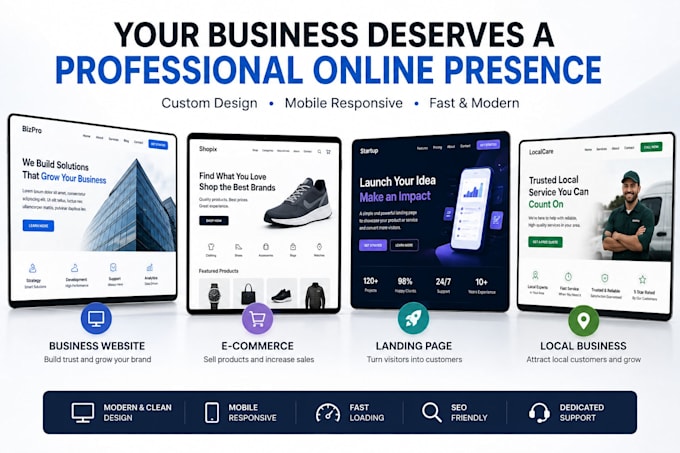 develope and design websites