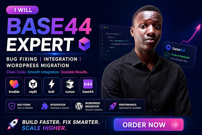 base44 expert base44 bug fixing base44 integration base44 to wordpress migration