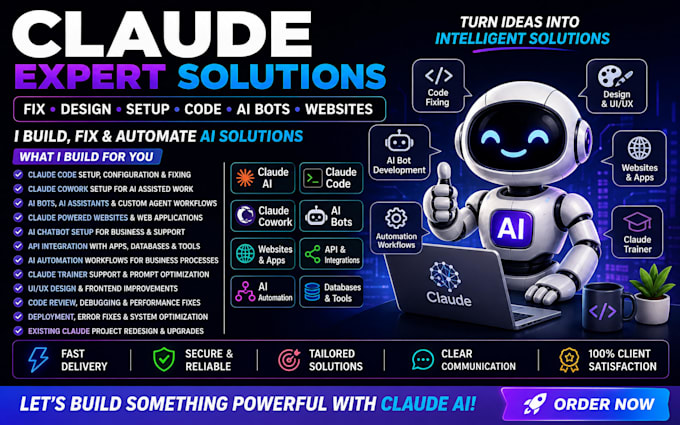 fix claude design cowork design code setup ai bot websites claude trainer expert