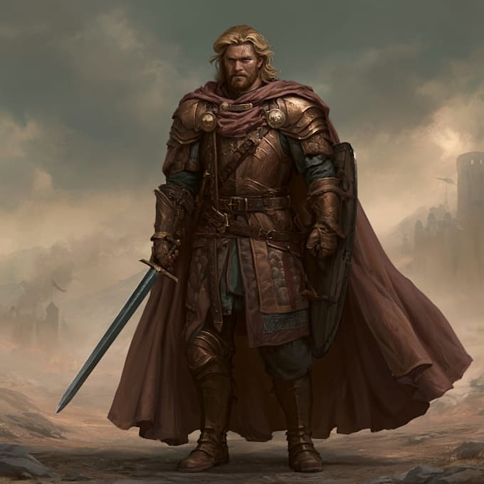 paint cinematic fantasy character concept art