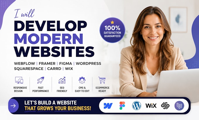 convert figma design to responsive webflow website, wix ecommerce