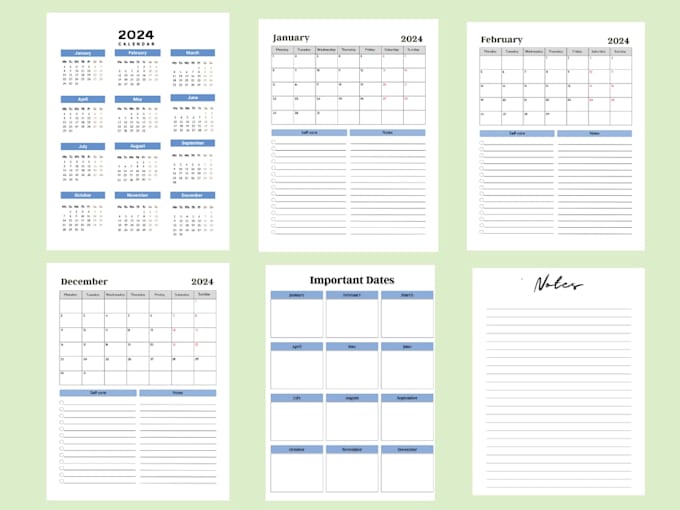design canva planners and printable templates