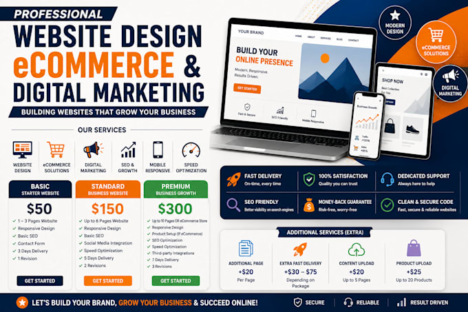 do professional website design, ecommerce solutions, and digital marketing