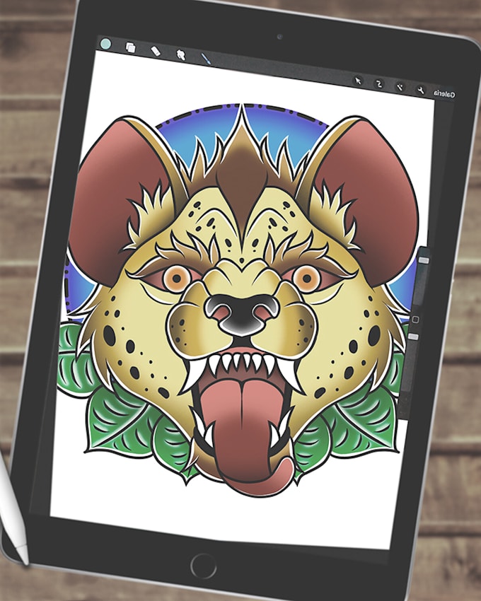 create a traditional or neo traditional tattoo design