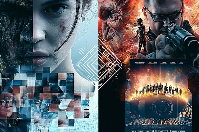 design a professional movie poster