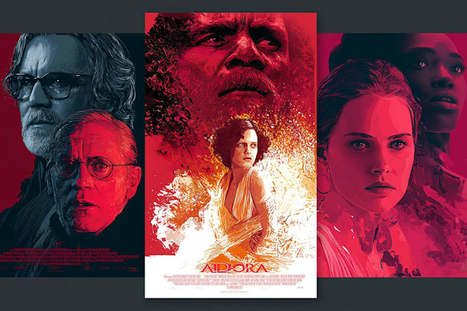 design a professional movie poster