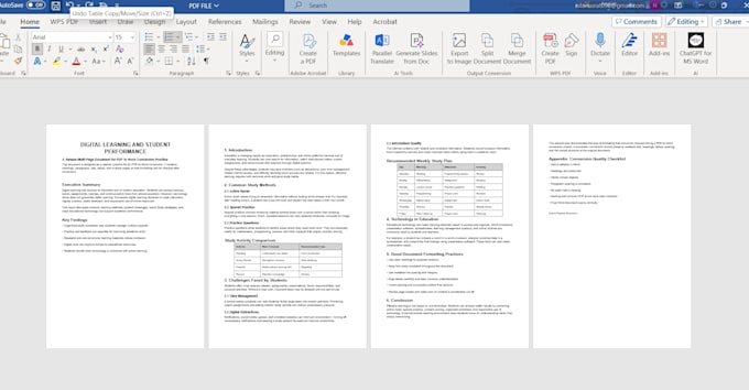 convert your PDF to ms word