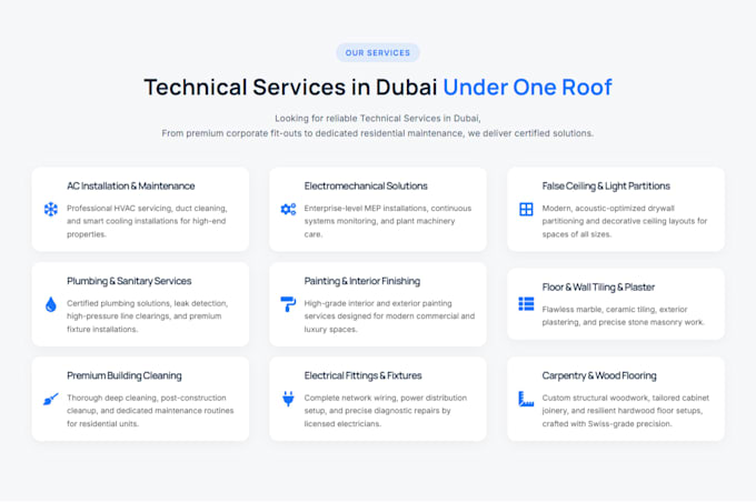 a professional wordpress website with elementor