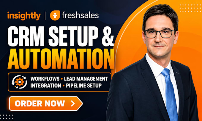 setup insightly crm freshsales automation workflow lead management integration