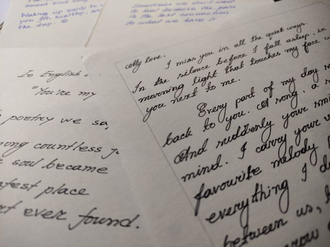 compose beautiful handwritten notes