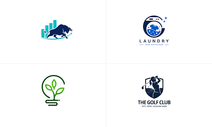 create a clean modern minimalist monochrome business logo