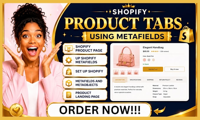 shopify metafields product page setup and optimization